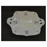 Antique Adderley Chelsea Square Handled Cake Plate