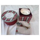 Two Very Large Candles Xmas Pier One