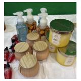 White Barn candle wall flower hand soap LOT NEW