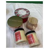 Pier One White Barn Large Candle LOt all NEW