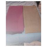 Throw lot 2 burgundy brown