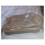 Leather overnight bag