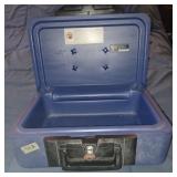 Small box safe with key