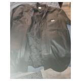 Leather coat mens 5XL