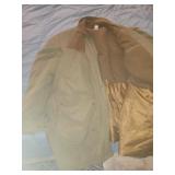 Sz 5XL mens Leather coat with liner