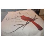 cotton throw Cardinal