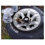 Wheels 15' aluminum with center caps