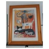 Art print acclaimed artist Rosina Wachtmeister CAT