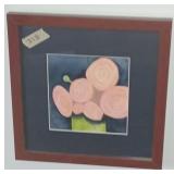 Wall art watercolors Roses 11.5x11.5