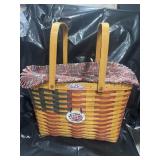 Longaberger 25th Anniversay Basket Flag Liner