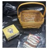 Longaberger Small Berry Basket and Charm