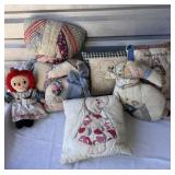Hand Made Quilt Pillow Lot