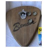 Wooden Wall hanging Bender Guitar Bottle Opener