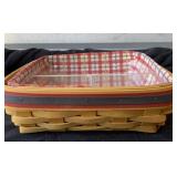 Longaberger Basket with serving Liner