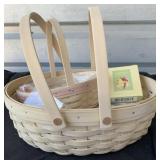 Longaberger Easter Basket with lots of accessories