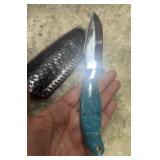 Custom Made Skinner Hunting Knife leather sheath
