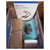 electronic lot NEW mouse lot, charger, cables