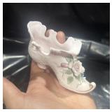 Lefton Porcelain Shoe Figurine Decor