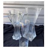 Crystal Vase Lot