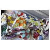 large vintage quilt topper hand sewn