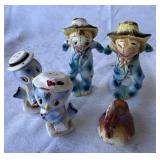 vintage salt n pepper shaker lot