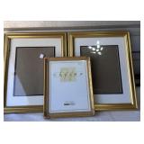 gold picture frame lot