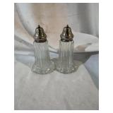 Salt and Pepper Shakers, glass