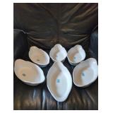 6 Oven safe/ freezer safe dishes