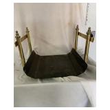 Vintage Brass Fireplace Wood Holder