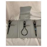 3 piece machinist divider & caliper set