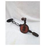 Vintage Hand Crank Drill Tool