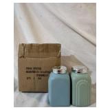Blueish Salt and Pepper Shakers