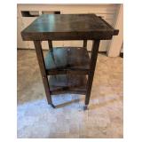 Rolling Island butcher style block table