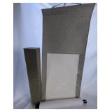 Rolled scroll wall paper with carrying case