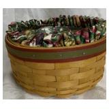 Longaberger Basket w/ 3 way seperated dish