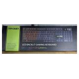 DBPOWER LED gaming keyboard NIB