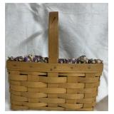 Longaberger Basket w/ Fabric Liner
