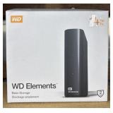 14 TB WD Elements hard drive storage NIB