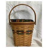 Longaberger Basket w/ Fabric Liner