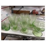Uranium glass lot