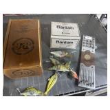 Vintage Fishing bait and box lot
