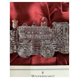 Waterford Crystal Ornament Train NIB