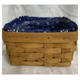 Longaberger Basket w/ Fabric Liner