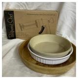 Pampered Chef lot - except white dish