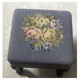 Fabric lined stool 9x8
