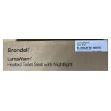 Heated toilet seat w/ nightlight NIB