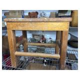 1 foot wooden stool