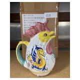 Williams Sonoma Chicken pitcher  NIB
