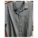 pa&ee short sleeve 2XL palm tree design button up