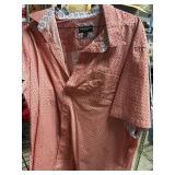 XXL Shirt Johnson Murphy buitton up short sleeve